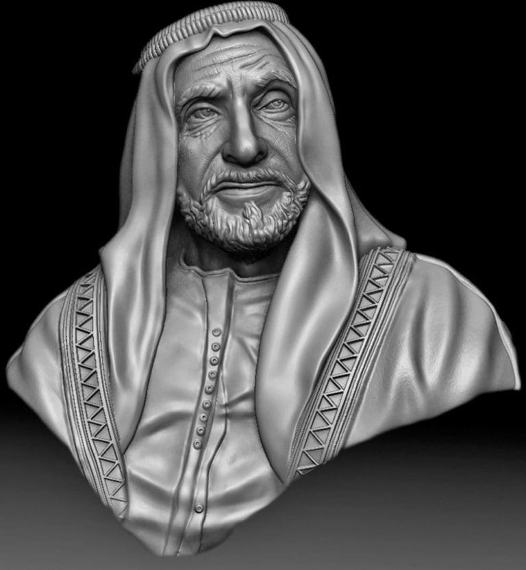3D design of Sheikh Zaid in Dubai