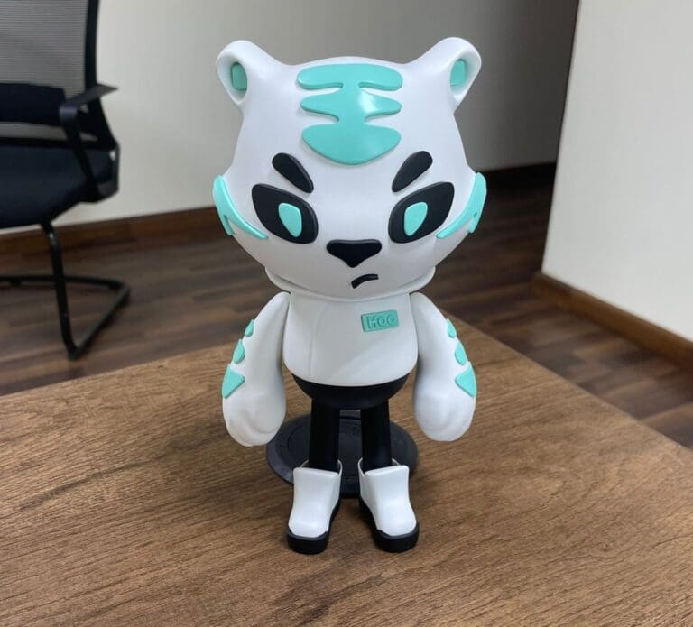 SLA 3d printed hoo character in Dubai
