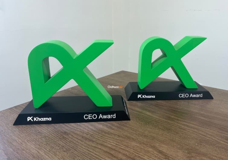 3d printing kazna trophy in dubai