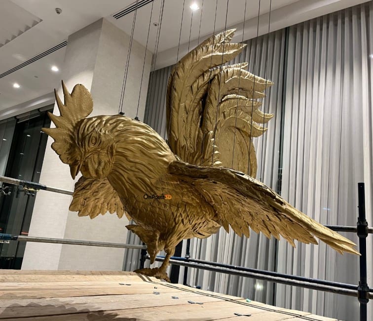 3d printed rooster in dubai