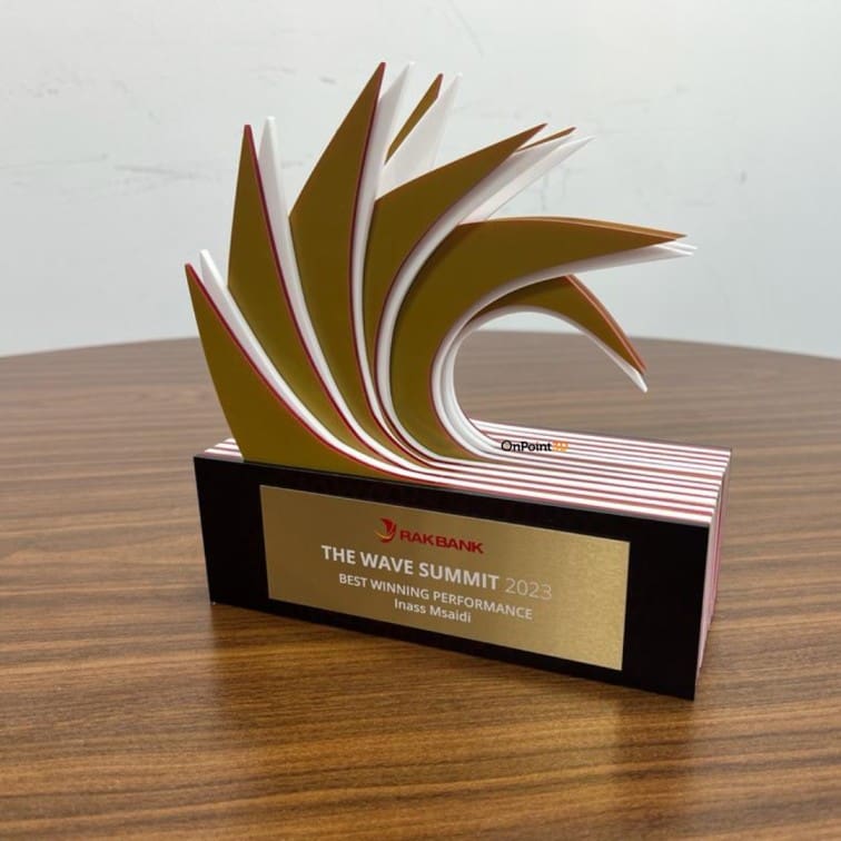 rak bank trophy dubai by on point 3d