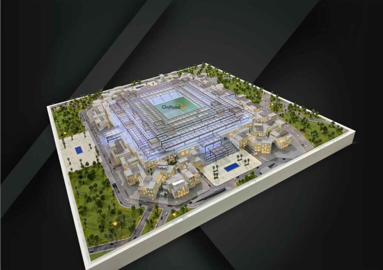 Jeddah Central Stadium | architectural model maker dubai