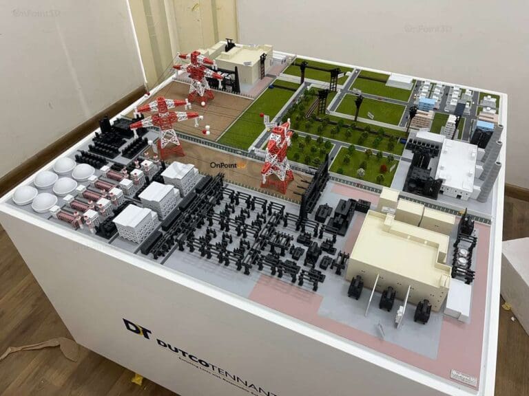 Architectural model making of a Power plant in dubai