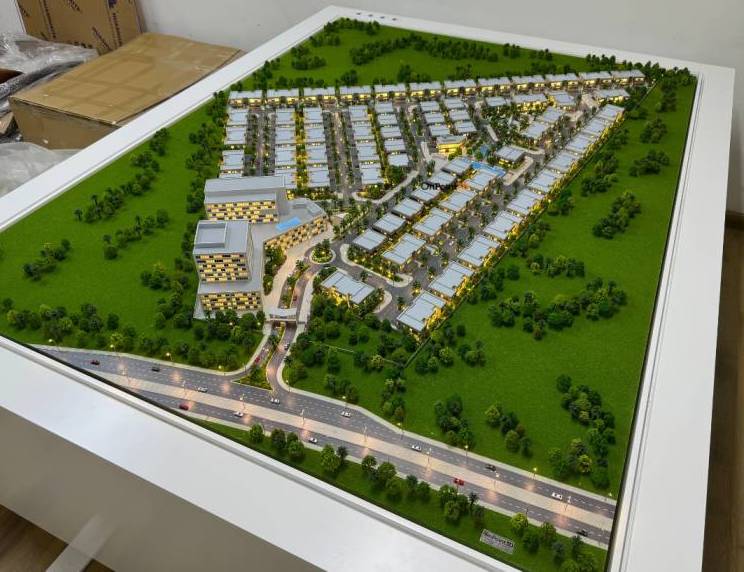 Architectural scale model of master planning