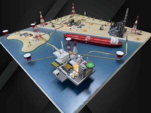 Oil and Gas architectural scale model in Dubai