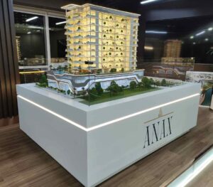 Architectural Scale Model of Anax Building in Dubai
